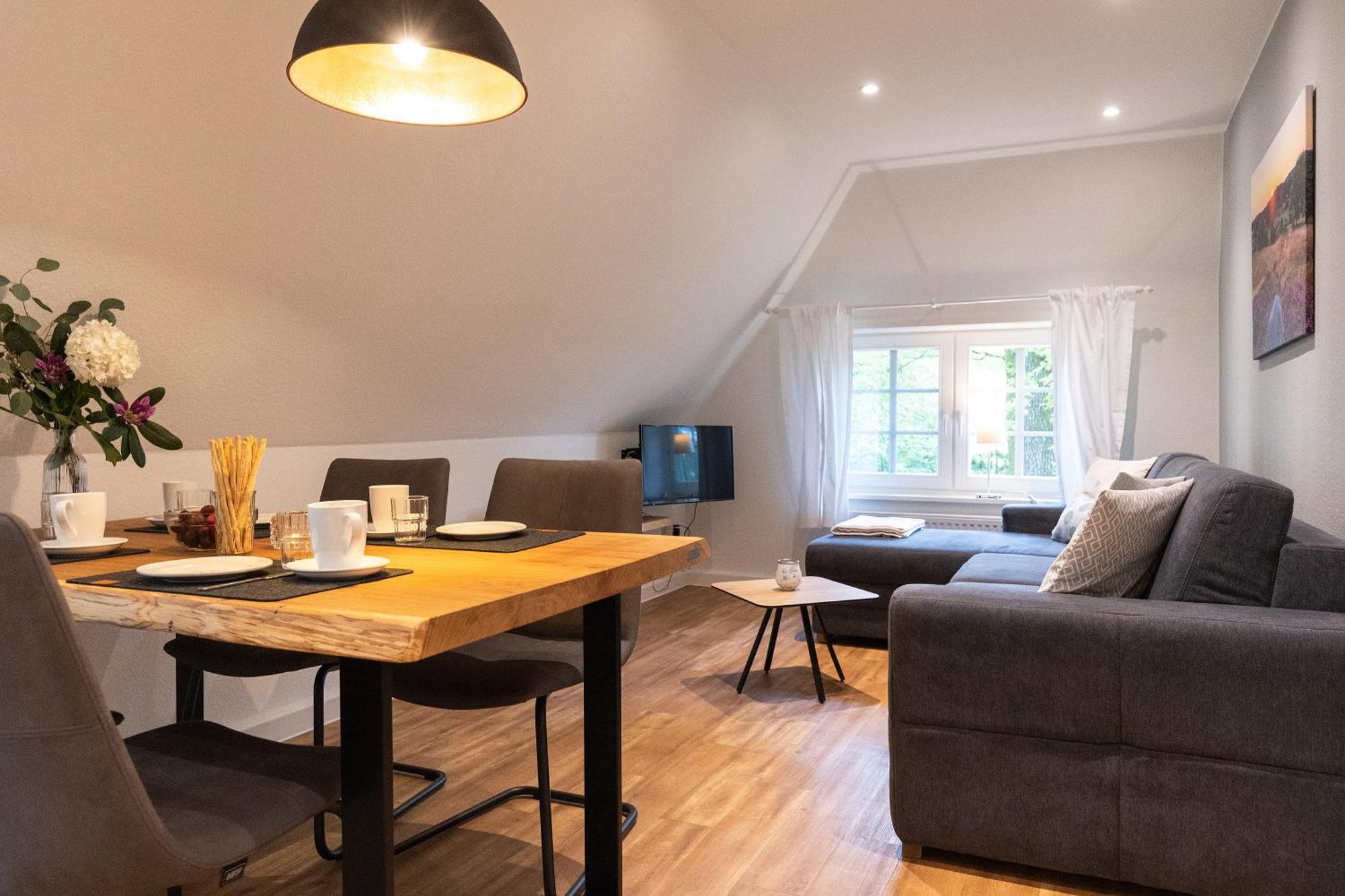 Heide Ferien - Hof Bockelmann Apartment Bispingen Ruang foto