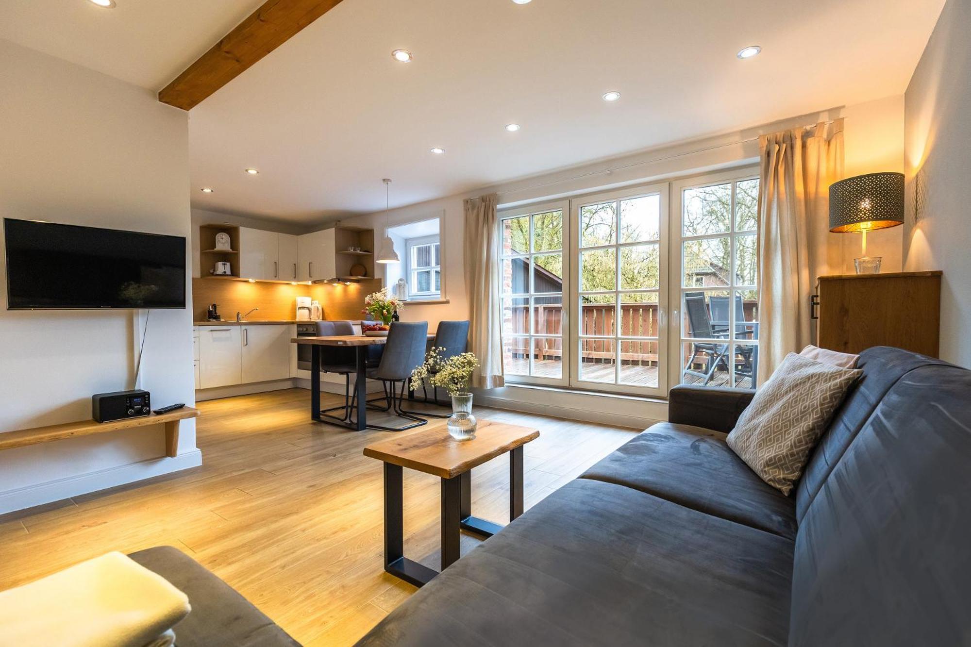 Heide Ferien - Hof Bockelmann Apartment Bispingen Bagian luar foto
